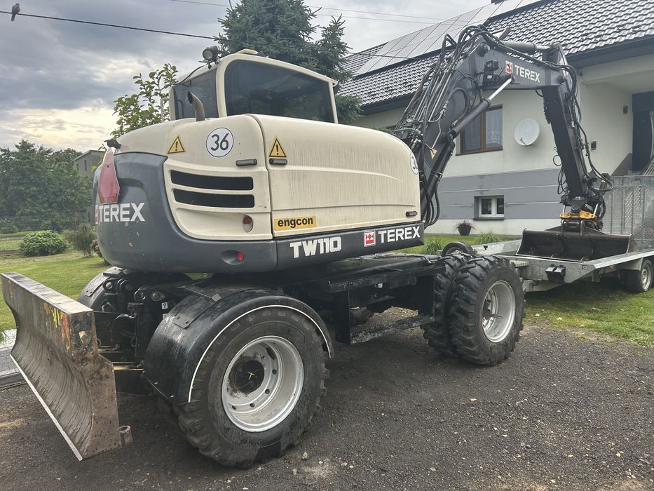 *terex*tw110*rototilt*rotator*glowica*szczypce*rodzynek*stan bdb*