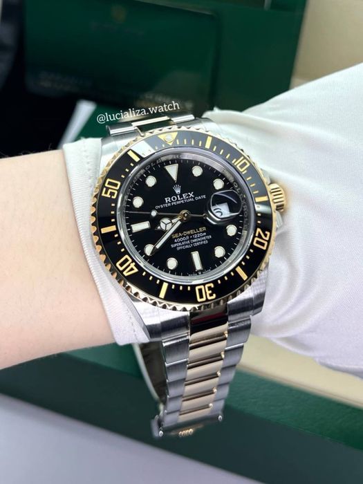 Часы ROLEX 126603 Sea-Dweller Золото/Сталь 43 мм