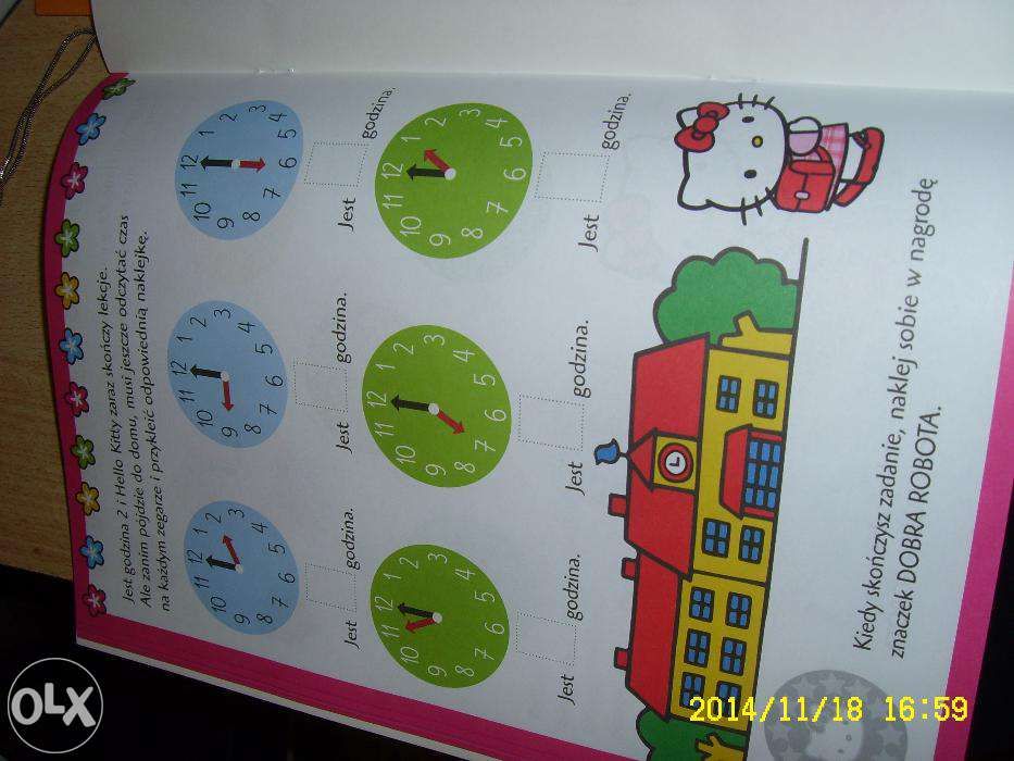 Hello Kitty uczę się +naklejki nr 12 i 13