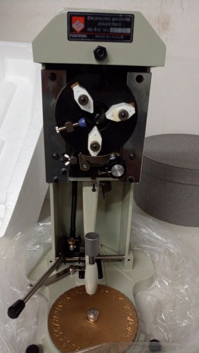 maquina gravar interior aneis