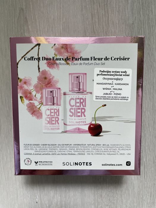 SoliNotes Cerisier Cherry Blossom Edp Set