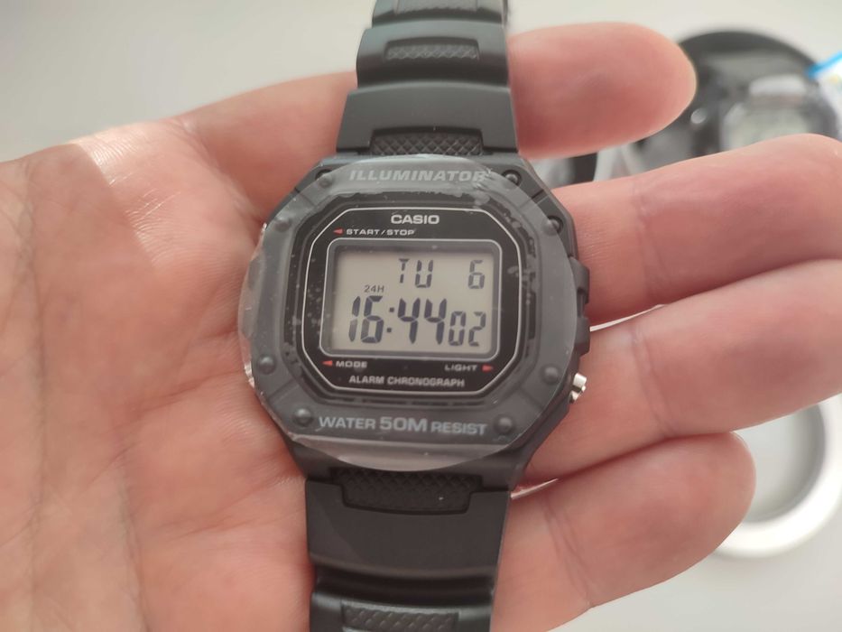 Чоловічий годинник CASIO W-218H-1A Новий