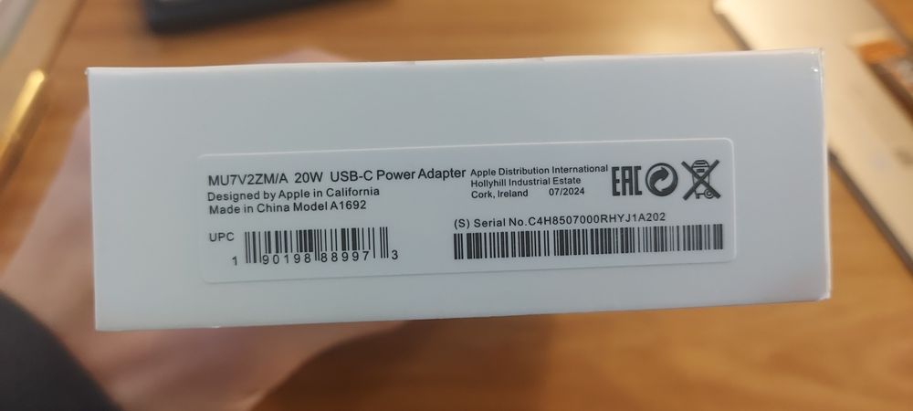 Carregador 14 pro max apple novo