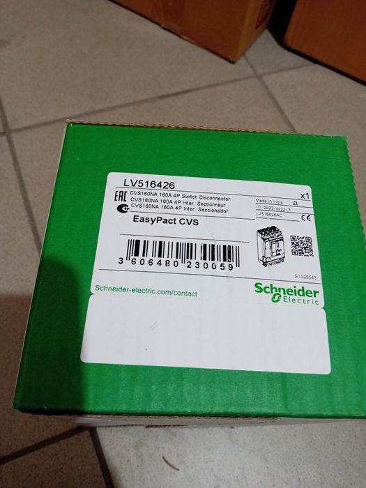 Schneider Rozłącznik mocy 4P 160A EasyPact CVS160NA LV516426