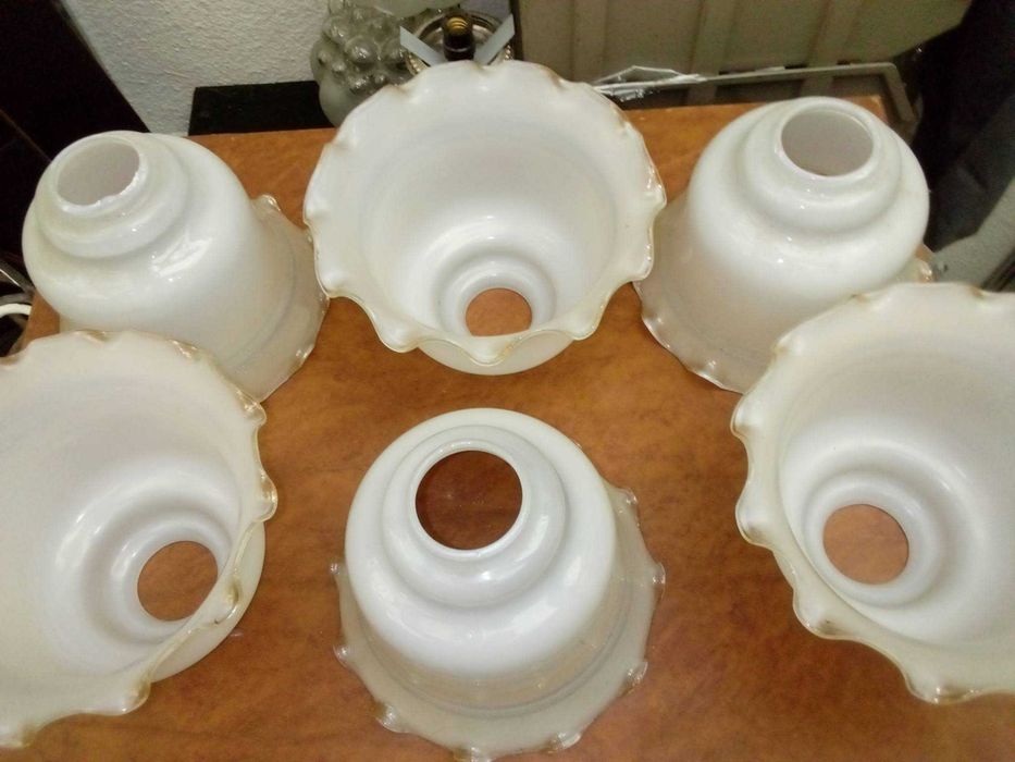 Abajur de vidro para candeeiros e candelabro