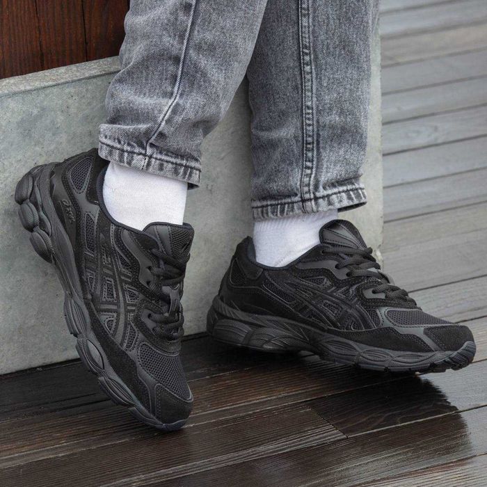 ‼️ НОВІ Кросівки Asics Gel NYC All Black