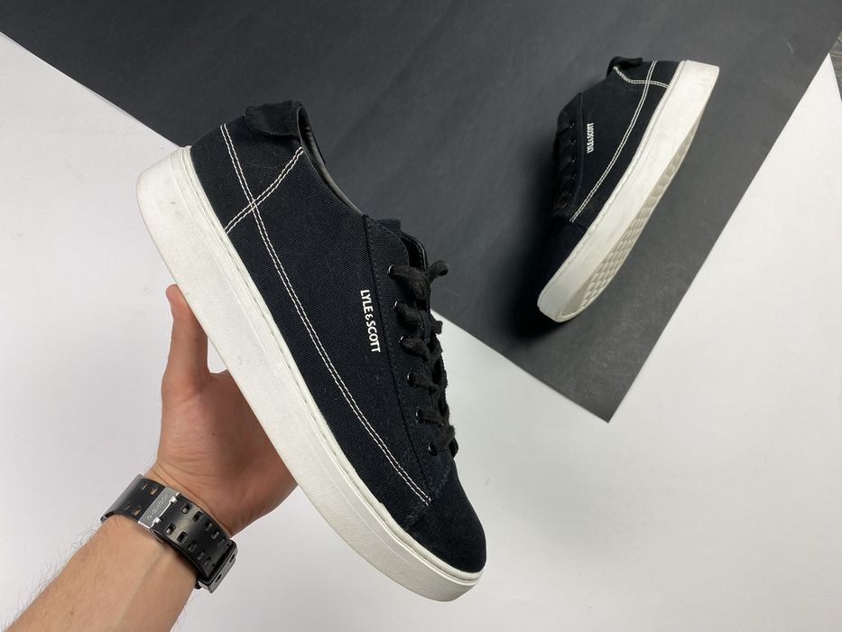 Кеди scott shankly canvas pumps 45-46р чорні