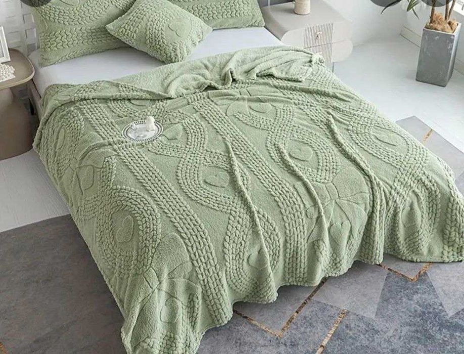 Плед покривало фліс 200*220 євро