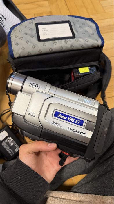 Kamera analogowa JVC GR-SX22E VHS-C – Retro Vintage + torba