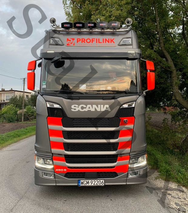 ORUROWANIE górne ze stali nierdzewnej Scania S / R