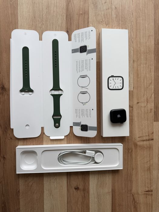 [SPRZEDANY] Apple Watch Serie 7 GPS 45mm Green