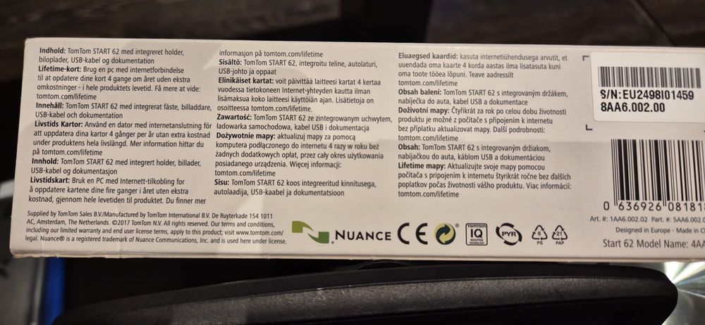 Nawigacja Tomtom start/62