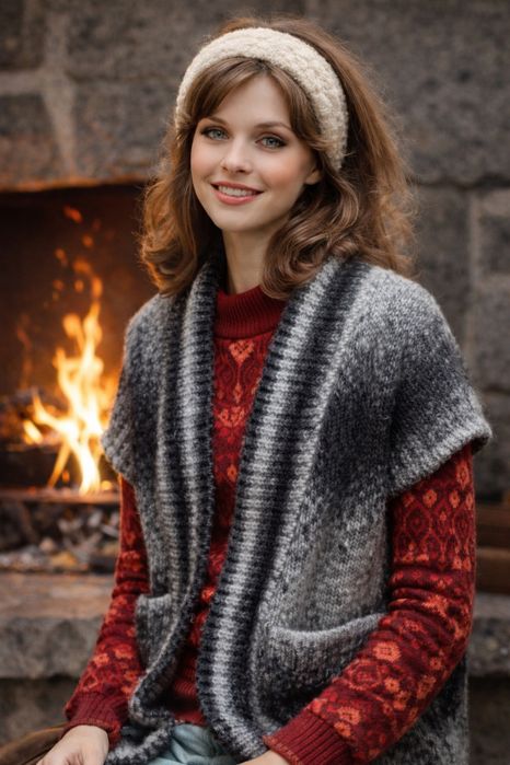 Arcadia welna sweter oversize