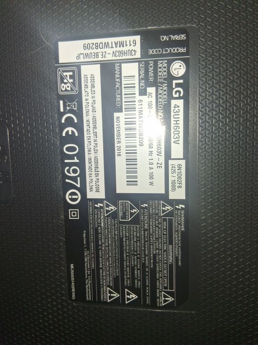Lcd ecrã partido
