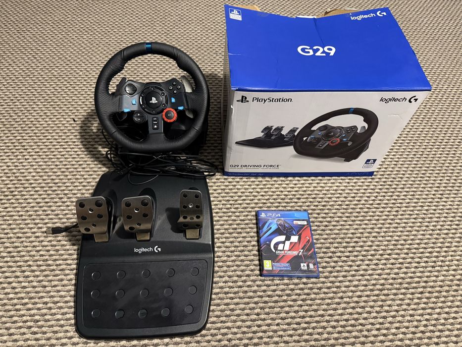 Kierownica Logitech G29 Griving Force + gra Gran Turismo 7