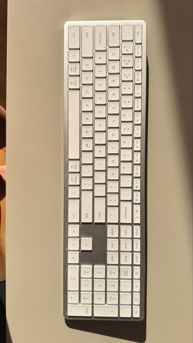 x-kom Alu Keys White bezprzewodowa klawiatura numeryczna biała