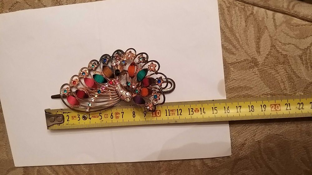 grampo de cabelo como novo