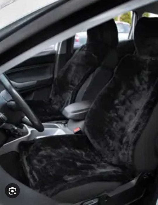 Накидка чехол, меховая из овчины для сиденья автомобиля