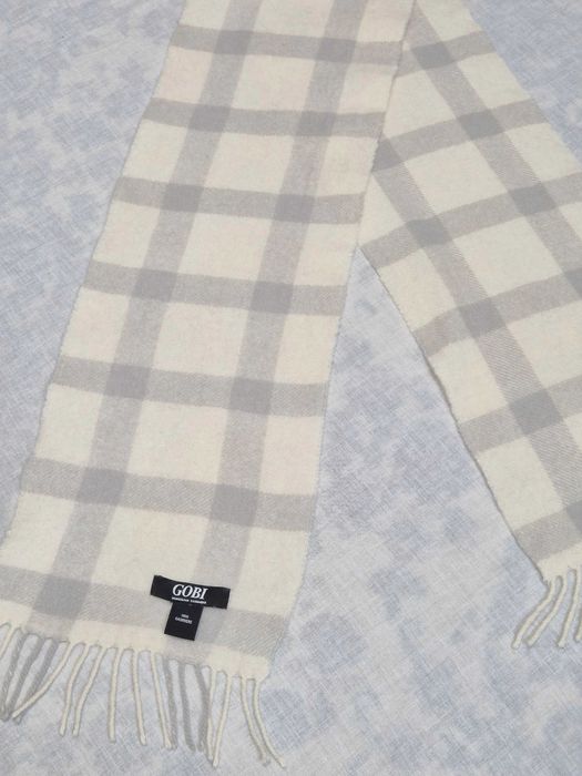 Jasny kaszmirowy szalik Gobi , 100% kaszmir