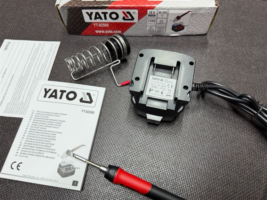 Паяльная станция аккумуляторная Паяльник YATO YT-82500 (без АКБ и ЗУ)