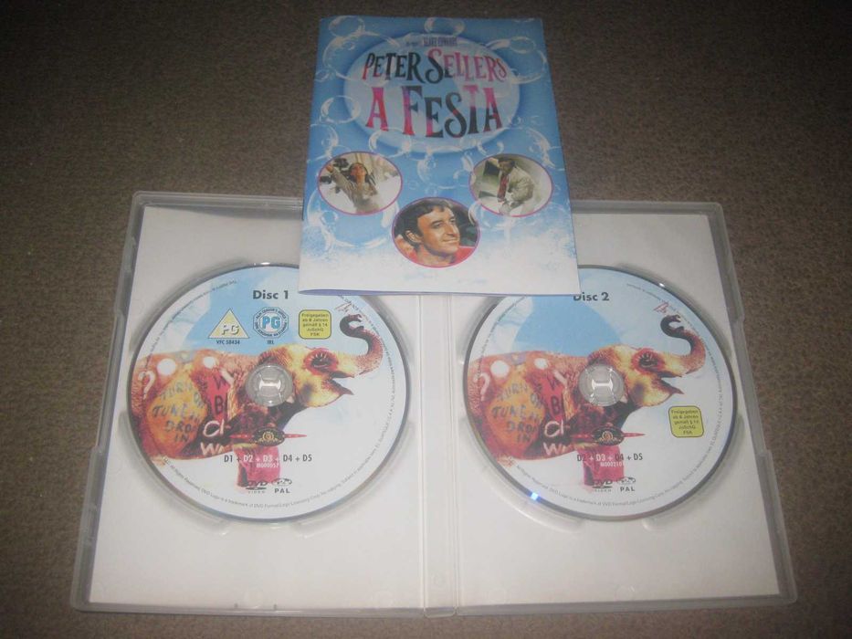 "A Festa" com Peter Sellers numa Edição Especial com 2 DVDs/Raro!