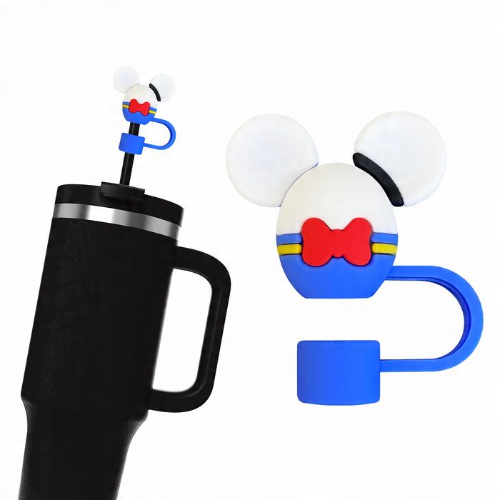 Silikonowa Nasadka na Słomkę Kubek Stanley Disney Kaczor Donald 1szt