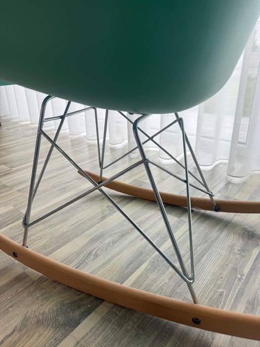 Caseira de baloiço verde água