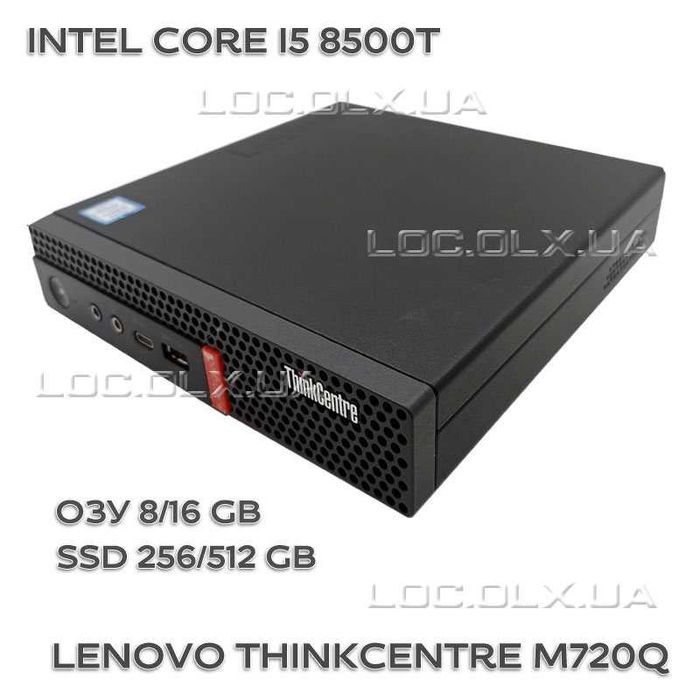 Lenovo ThinkCentre M720Q i5-8500T 8/256GB HDMI DisplayPort USB WiFi+BT (0904)