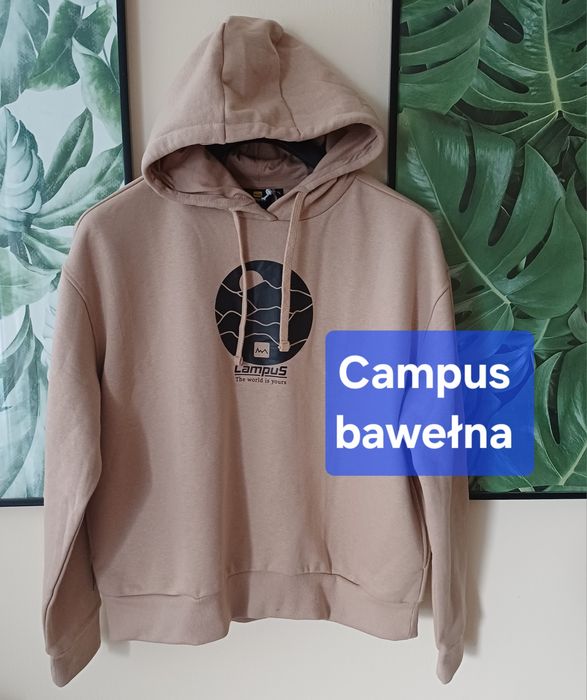 Bluza Campus L/XL, bluza bawełna, bluza sportowa z kapturem