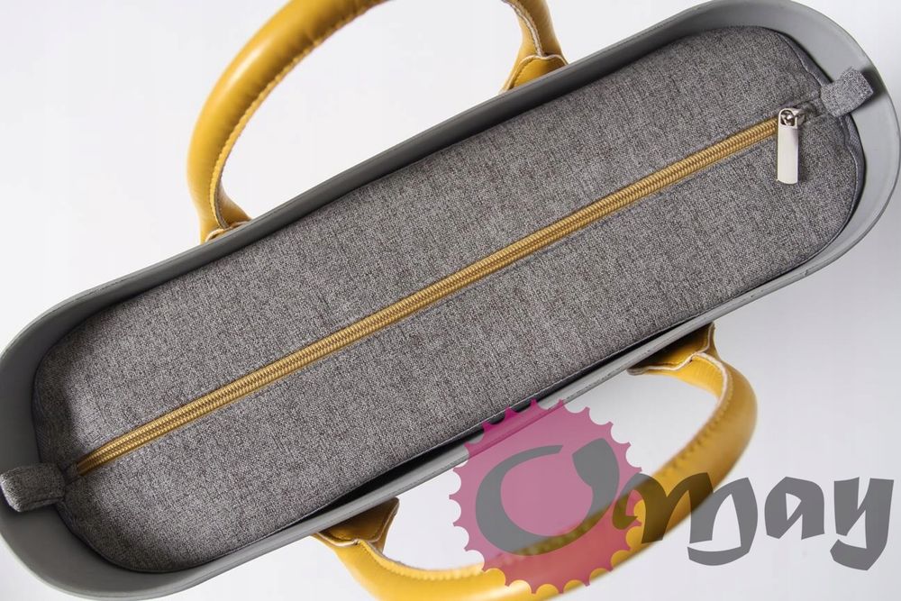 organizer do OBAG STANDARD +OPASKA struktura szary musztarda OMAY