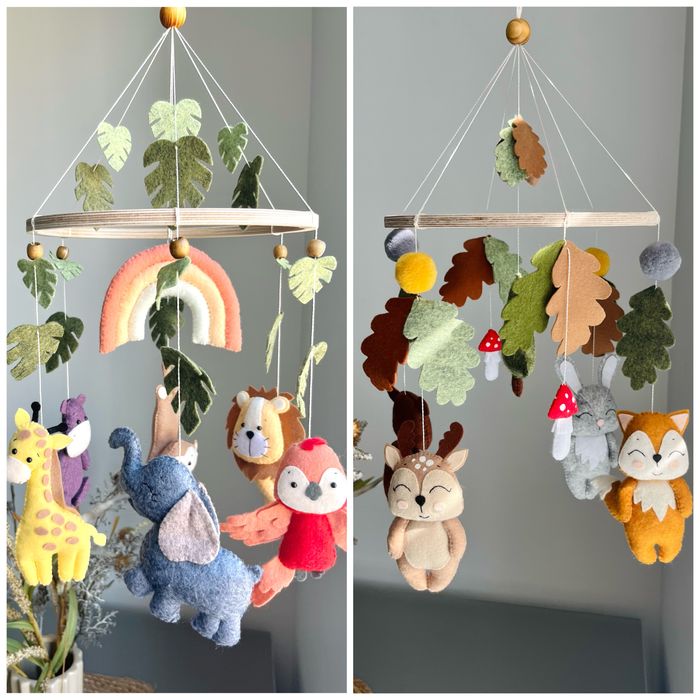 Мобілі ручної роботи, мобиль на ліжечко, подарунок для малюка