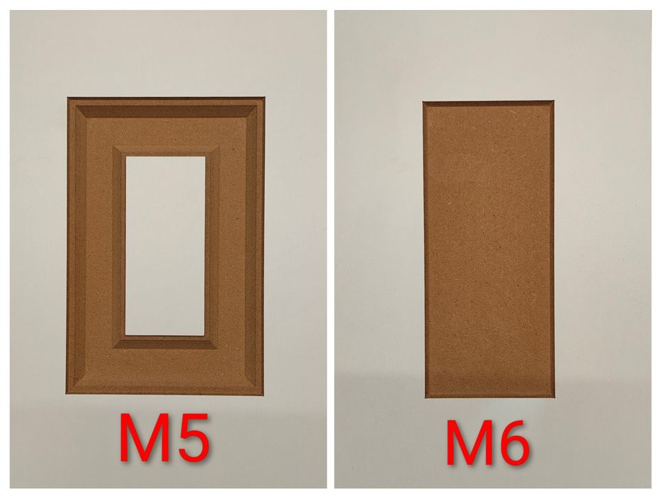 Fronty frezowane,ryfle surowe mdf Tz plus 19