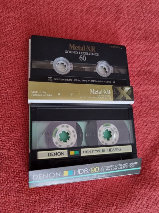 Kasety SONY metal denon chrom