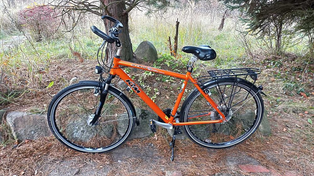 Alu Rower Miejski Męski KTM Avento 24 Plus 3x8 Deore LX Magura HS11 28