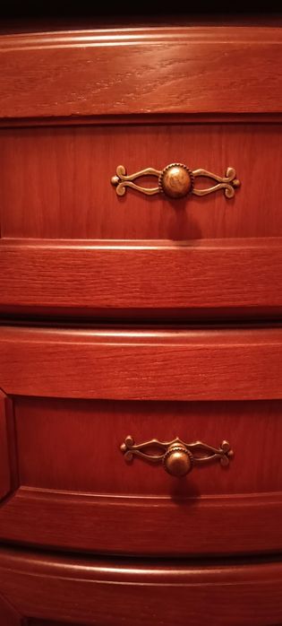 Luksusowe biurko gabinetowe NEFRYT 160cm | Gięte fronty | Klasa premium