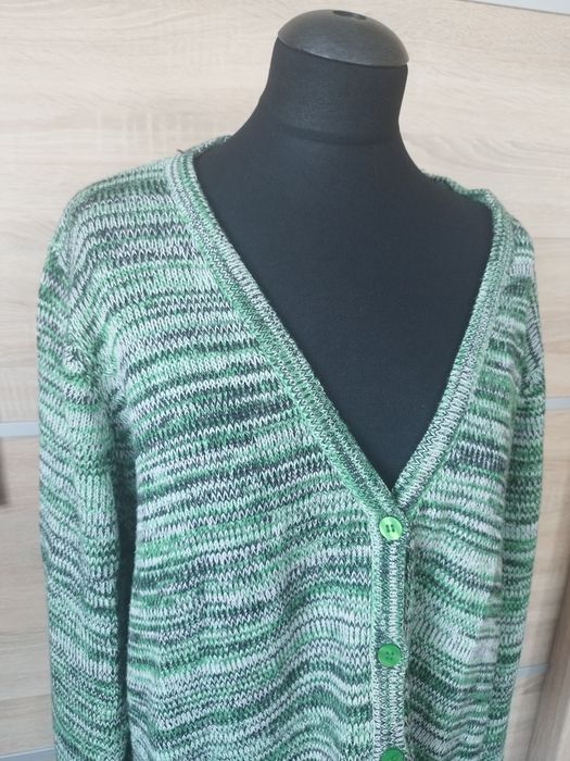 Kardigan zielony roz. 50