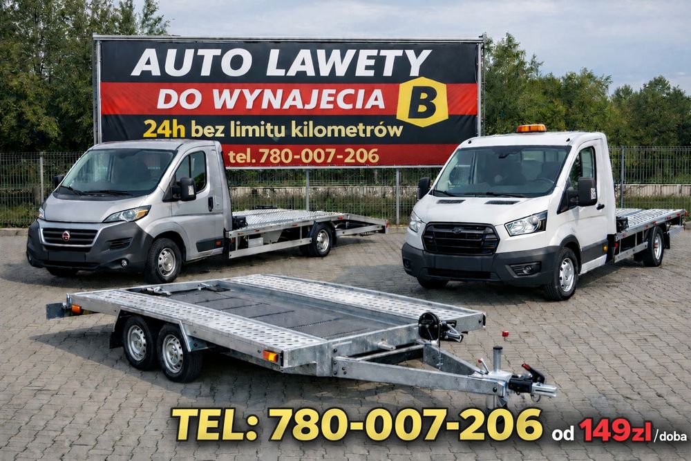 Wynajem autolawety Śląsk  24h laweta bez limitu km od ręki
