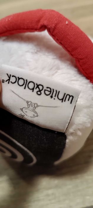 Kostka sensoryczna biali-czarna dla niemowlat grzechotka