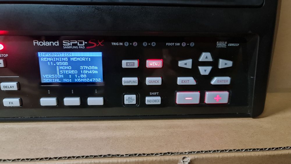 Roland SPD-SX como novo