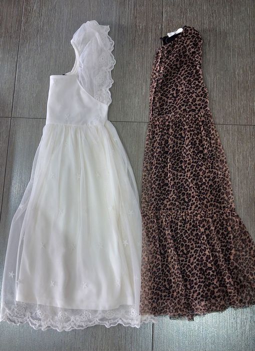 2 vestidos como novos 11.12 anos zara.kiabi