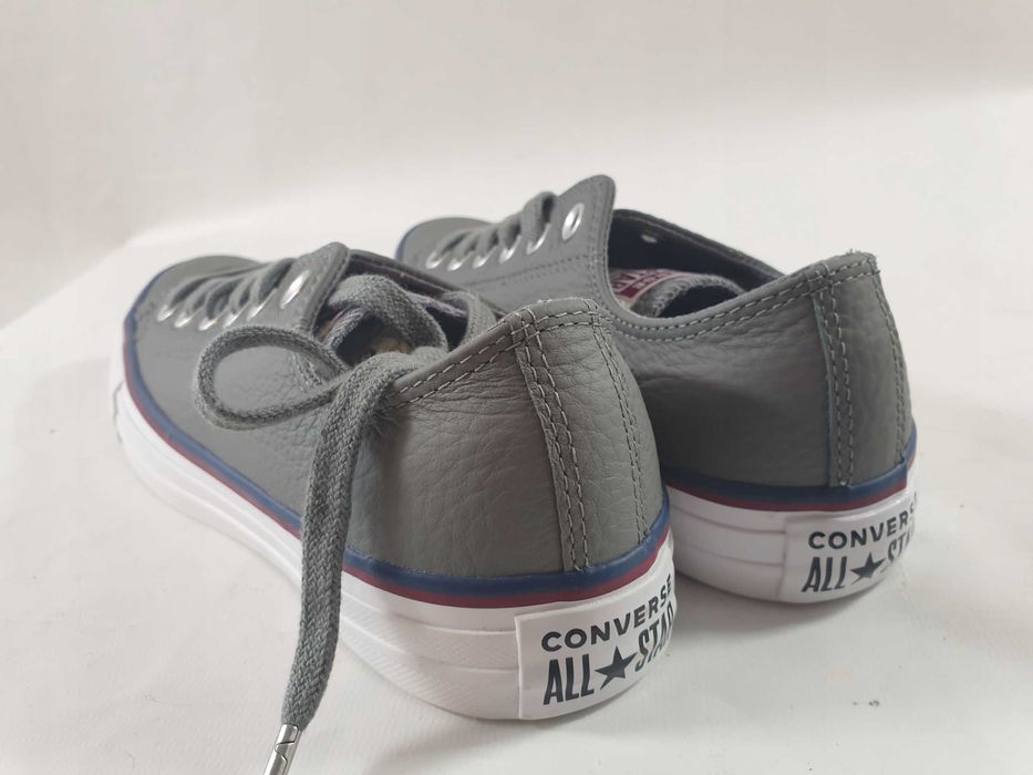 CONVERSE ALL STAR ADIDASY trampki skóra   NATUralna nowe   37,5