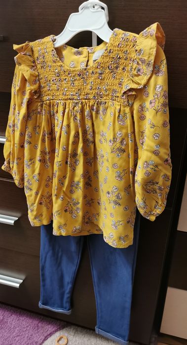 Komplet 92/98 tunika i jeginsy Primark