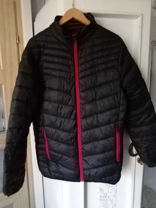 Kurtka zimowa damska męska ocieplana M L 40 czarna uniwersalna