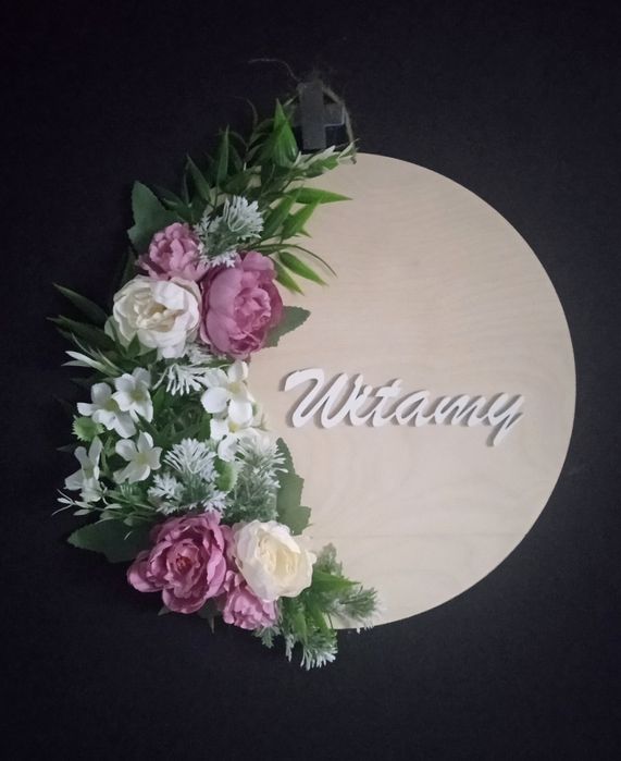Tabliczka powitalna. Witacz. Nowy. Hand made.  Prezent.  30cm .