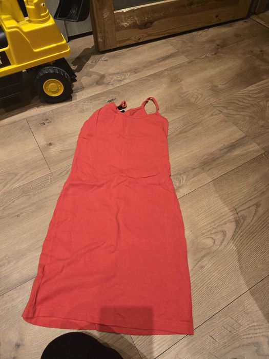 sukienka letnia czerowona xxs/xs