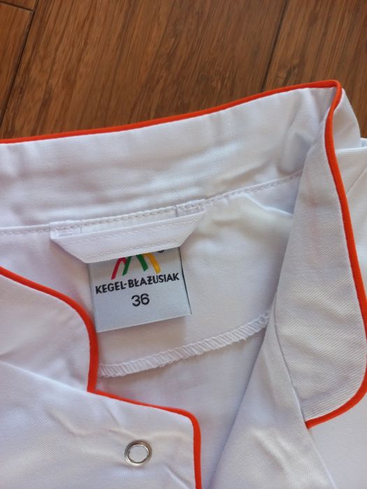 Fartuch biały damski nowy 36