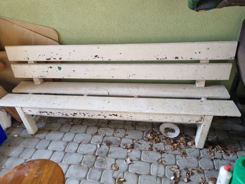 Ławka ogrodowa drewniana