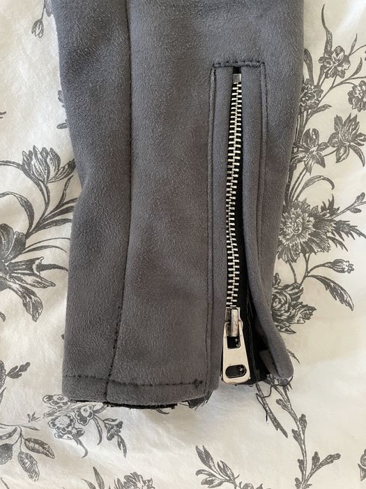 Kurtka zamszowa xs bershka szara