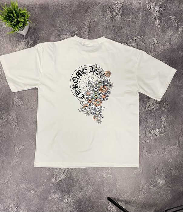Футболка Chrome Hearts біла / S M L XL