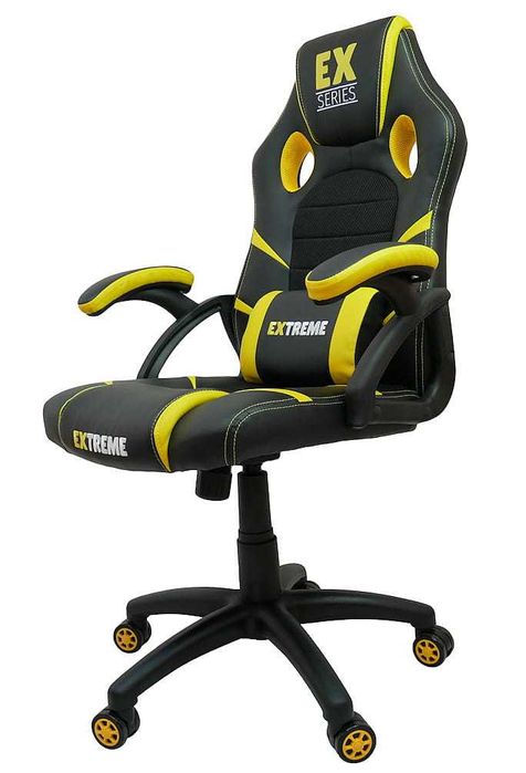 Fotel Gamingowy dla Gracza Extreme EX Black/Yellow